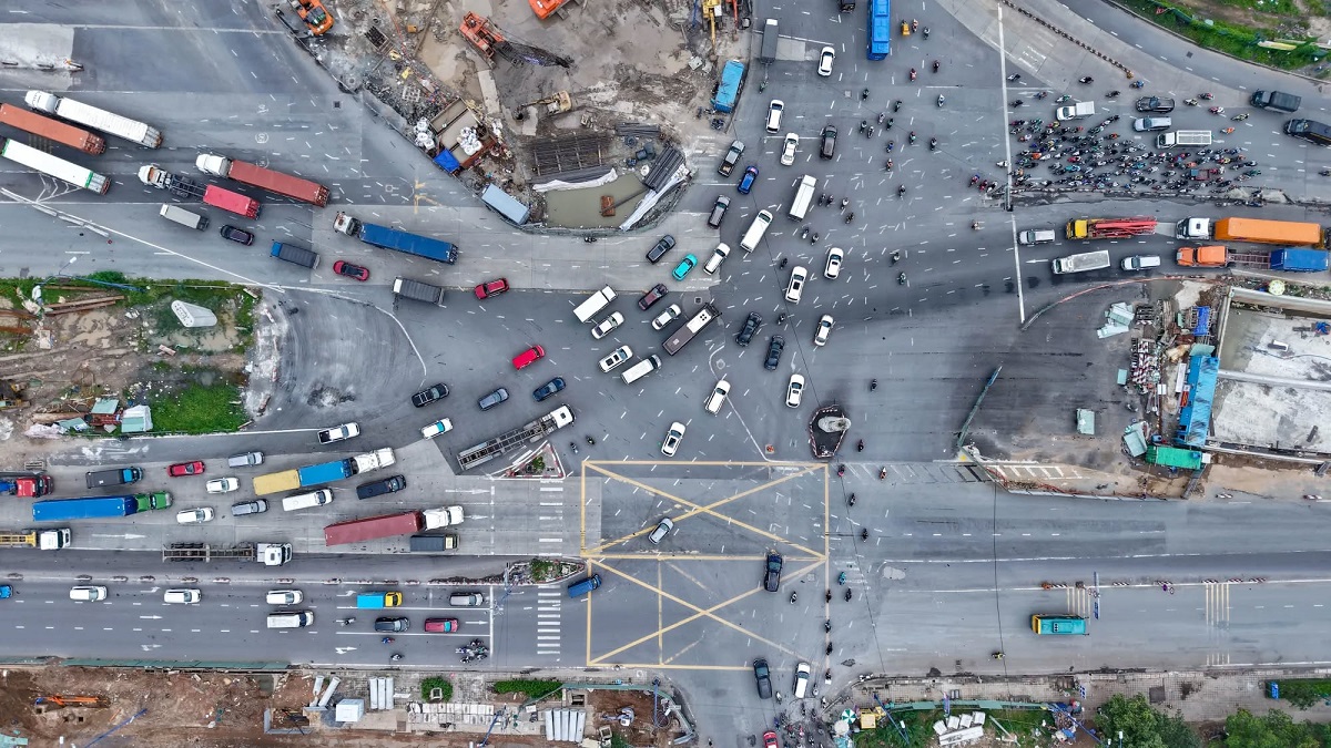 Nút giao An Phú lộ rõ hình hài, đẩy nhanh tiến độ kịp tiến độ hoàn thiện trước Tết Nguyên đán 2026